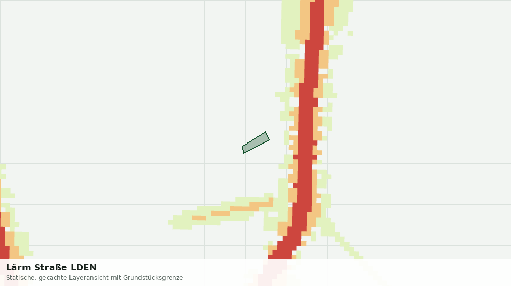 Statische Kartenansicht: Lärm Straße LDEN