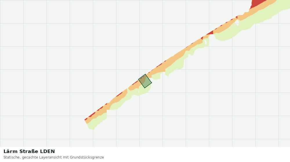 Statische Kartenansicht: Lärm Straße LDEN
