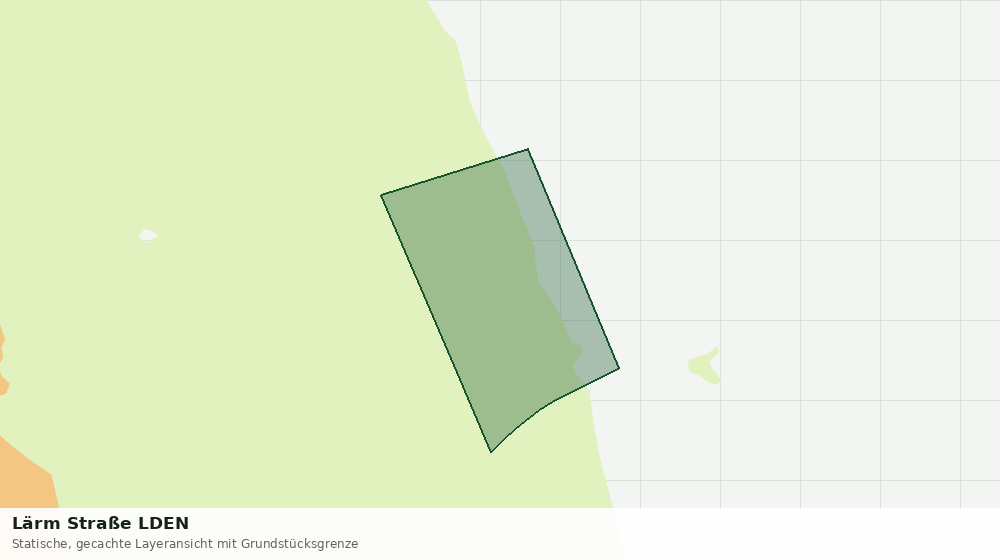 Statische Kartenansicht: Lärm Straße LDEN
