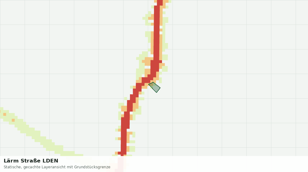 Statische Kartenansicht: Lärm Straße LDEN