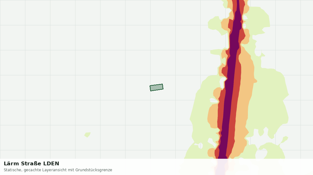 Statische Kartenansicht: Lärm Straße LDEN
