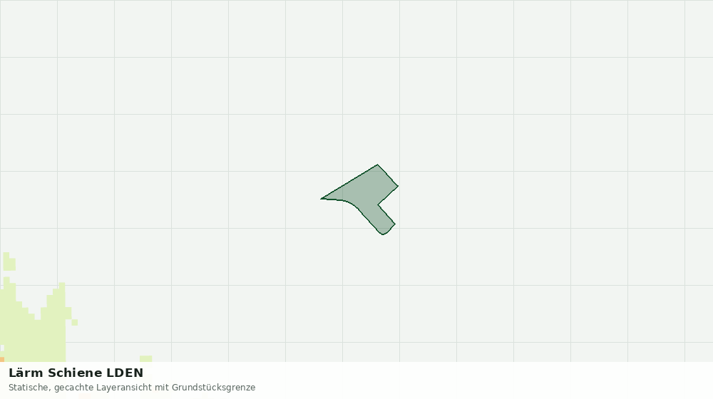 Statische Kartenansicht: Lärm Schiene LDEN