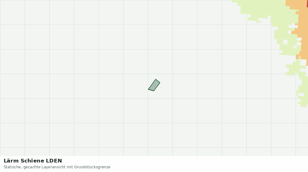 Statische Kartenansicht: Lärm Schiene LDEN