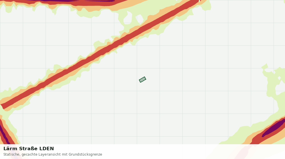 Statische Kartenansicht: Lärm Straße LDEN