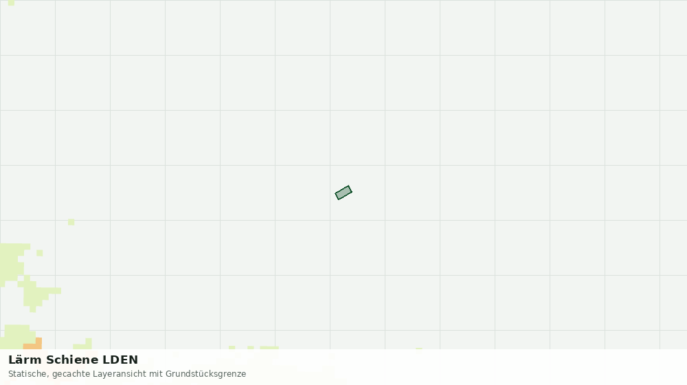 Statische Kartenansicht: Lärm Schiene LDEN