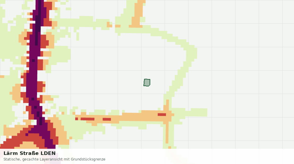 Statische Kartenansicht: Lärm Straße LDEN