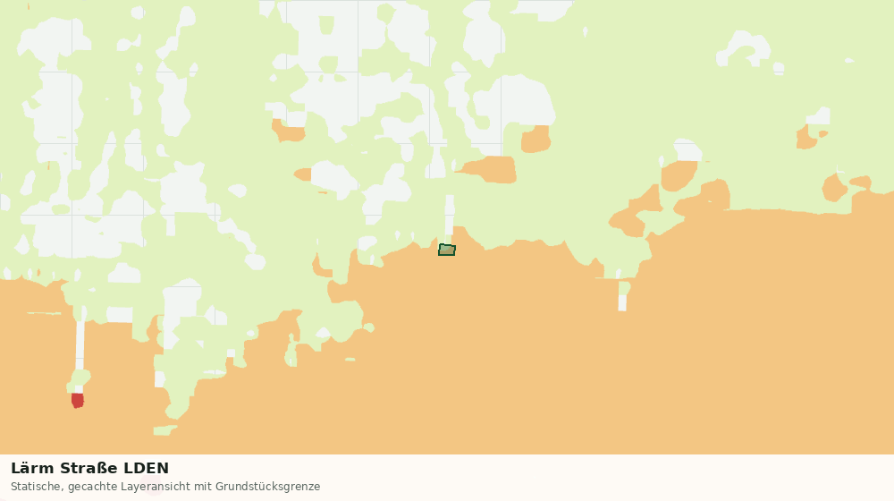 Statische Kartenansicht: Lärm Straße LDEN