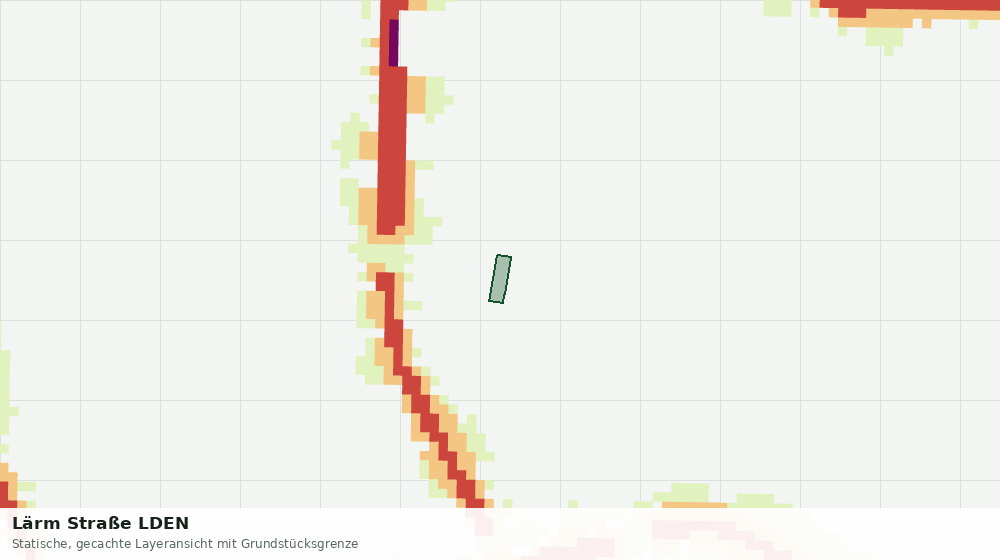 Statische Kartenansicht: Lärm Straße LDEN