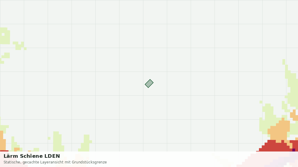 Statische Kartenansicht: Lärm Schiene LDEN
