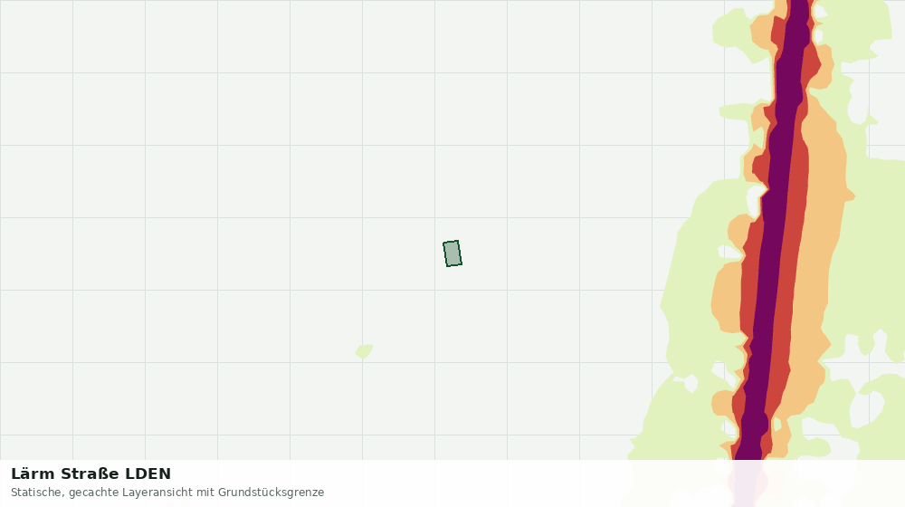 Statische Kartenansicht: Lärm Straße LDEN