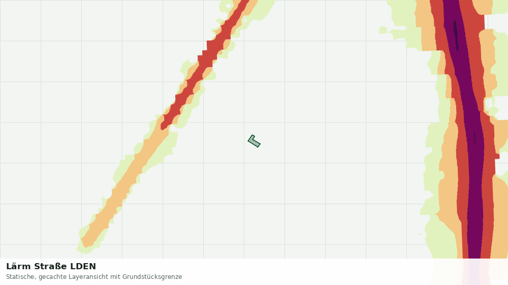 Statische Kartenansicht: Lärm Straße LDEN
