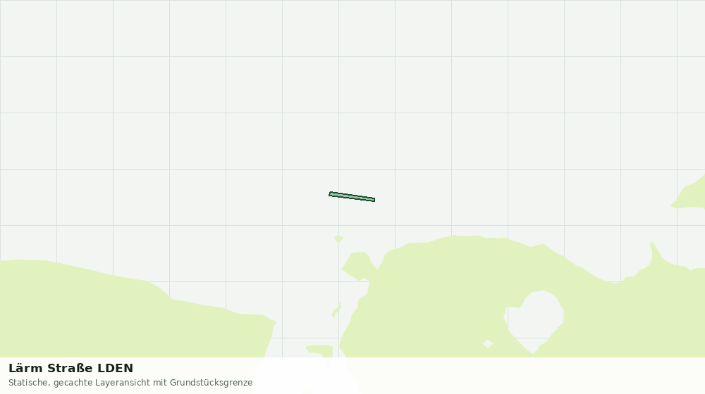 Statische Kartenansicht: Lärm Straße LDEN