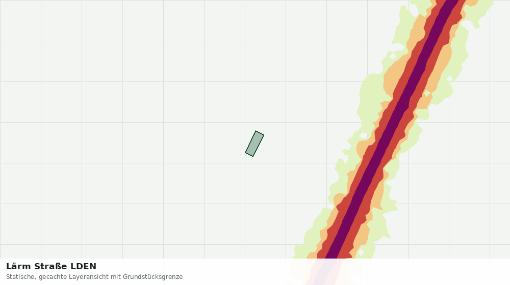 Statische Kartenansicht: Lärm Straße LDEN