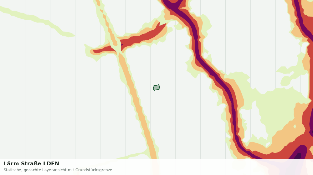 Statische Kartenansicht: Lärm Straße LDEN