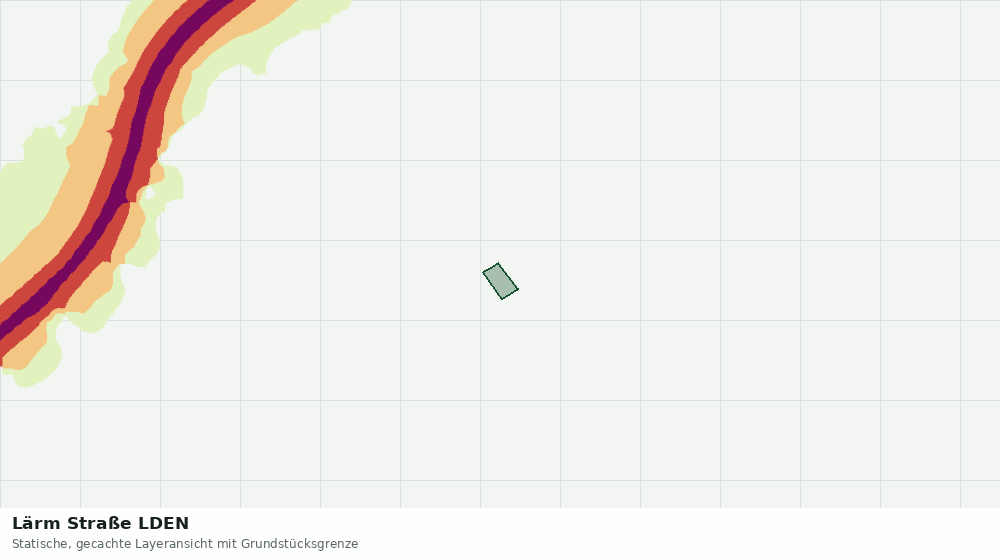 Statische Kartenansicht: Lärm Straße LDEN