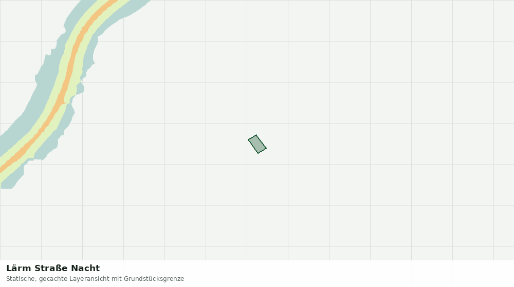 Statische Kartenansicht: Lärm Straße Nacht