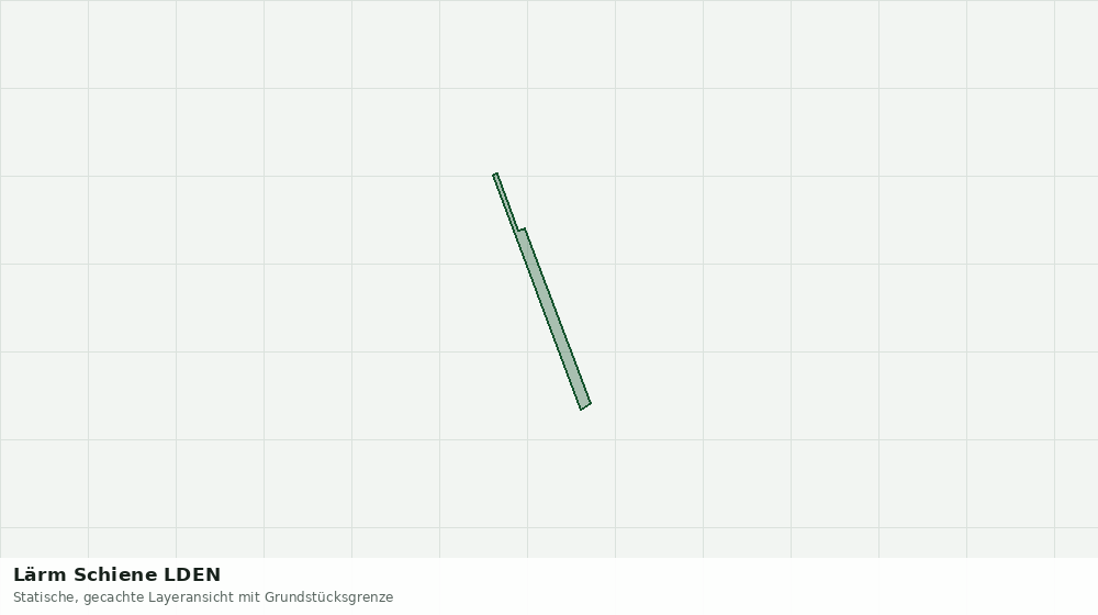 Statische Kartenansicht: Lärm Schiene LDEN