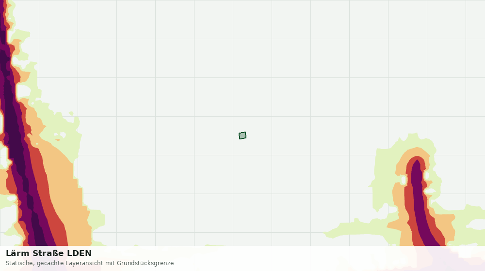 Statische Kartenansicht: Lärm Straße LDEN