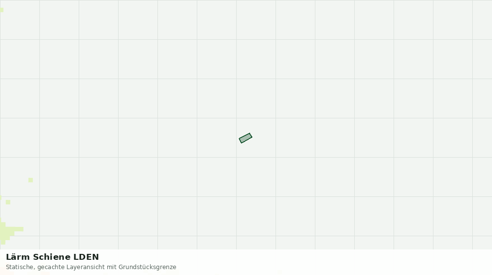 Statische Kartenansicht: Lärm Schiene LDEN