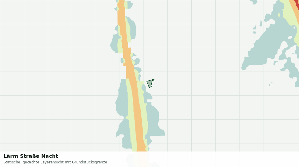 Statische Kartenansicht: Lärm Straße Nacht