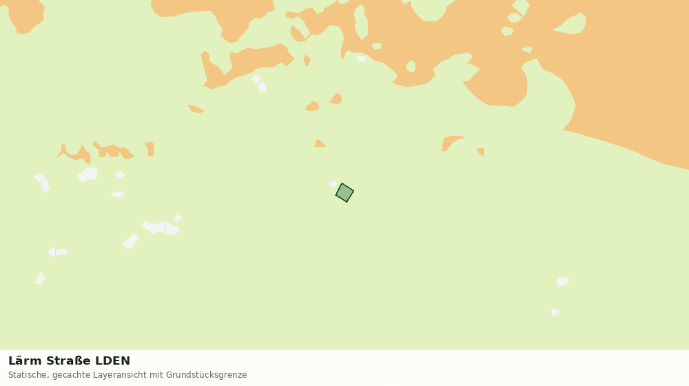 Statische Kartenansicht: Lärm Straße LDEN