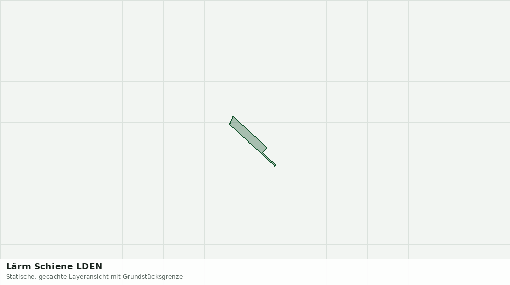 Statische Kartenansicht: Lärm Schiene LDEN