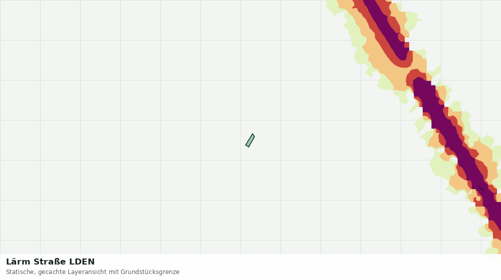 Statische Kartenansicht: Lärm Straße LDEN