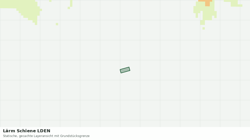 Statische Kartenansicht: Lärm Schiene LDEN