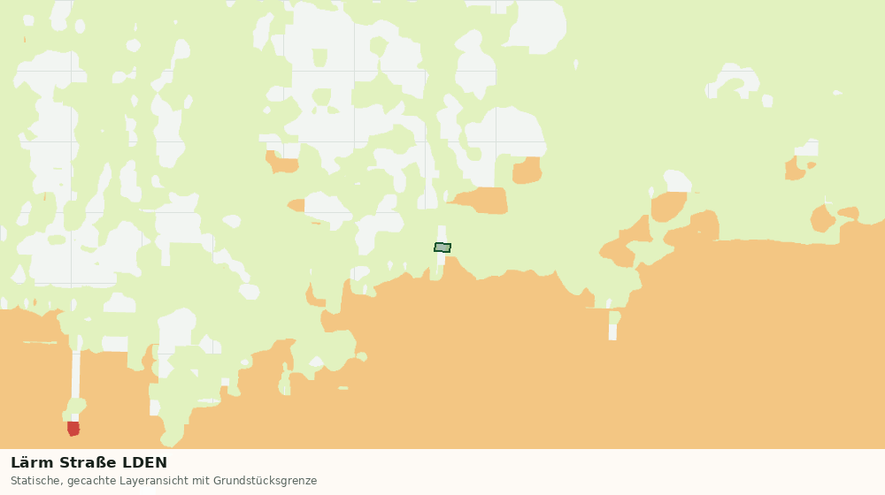 Statische Kartenansicht: Lärm Straße LDEN