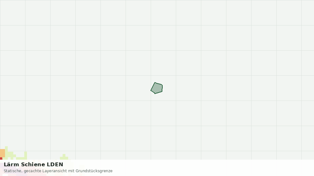Statische Kartenansicht: Lärm Schiene LDEN