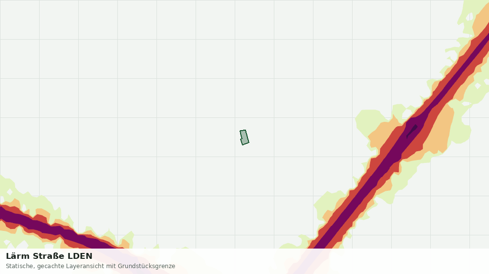 Statische Kartenansicht: Lärm Straße LDEN