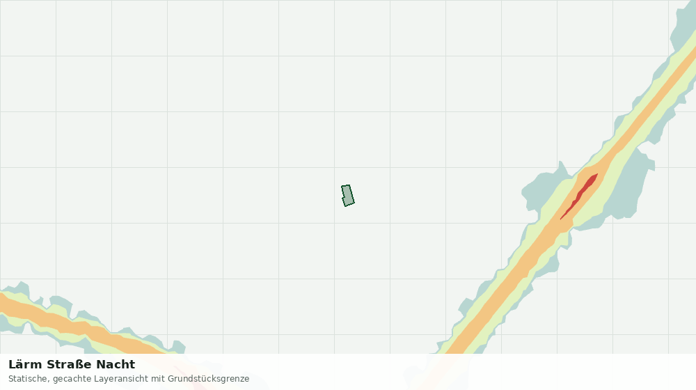 Statische Kartenansicht: Lärm Straße Nacht