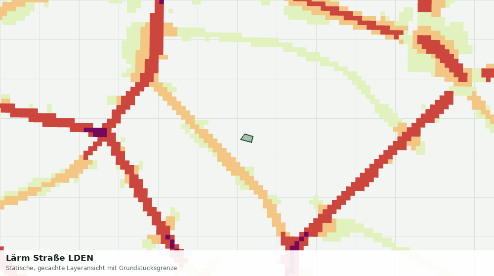 Statische Kartenansicht: Lärm Straße LDEN