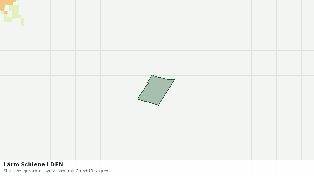 Statische Kartenansicht: Lärm Schiene LDEN
