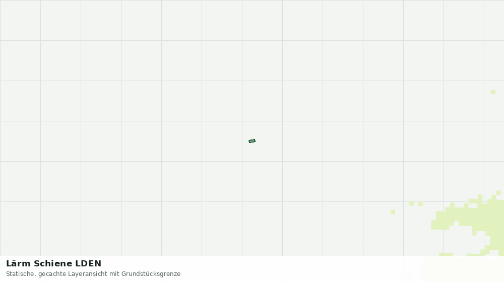Statische Kartenansicht: Lärm Schiene LDEN