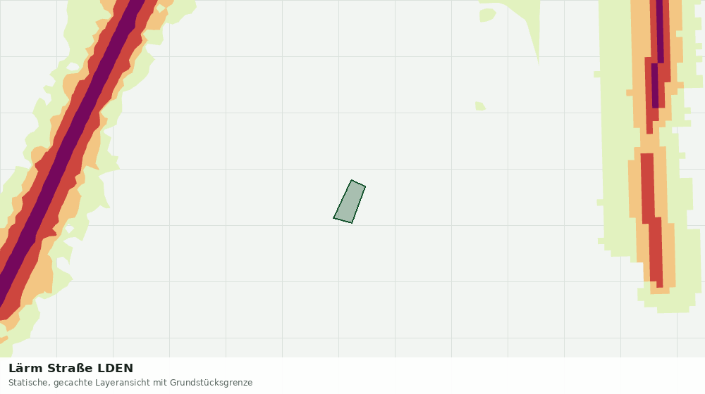 Statische Kartenansicht: Lärm Straße LDEN