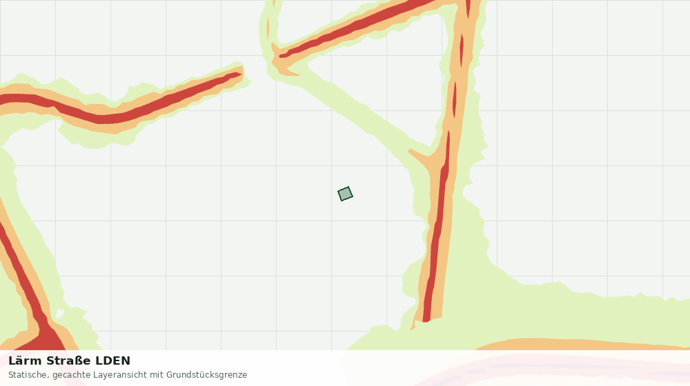 Statische Kartenansicht: Lärm Straße LDEN