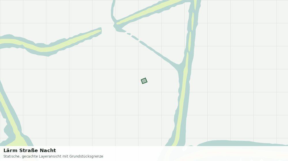 Statische Kartenansicht: Lärm Straße Nacht