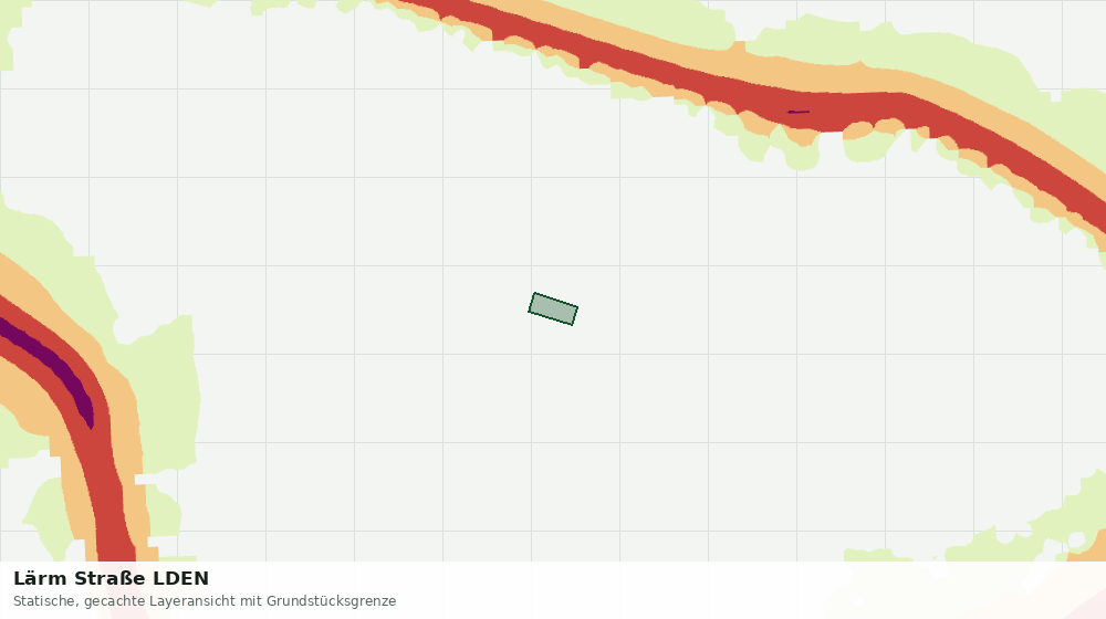Statische Kartenansicht: Lärm Straße LDEN