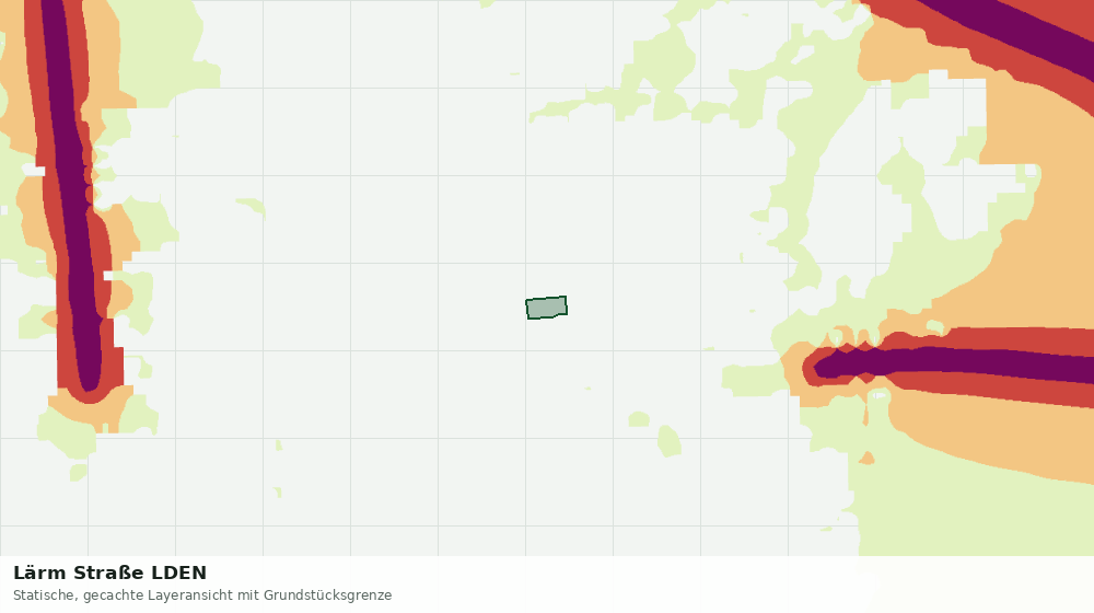 Statische Kartenansicht: Lärm Straße LDEN