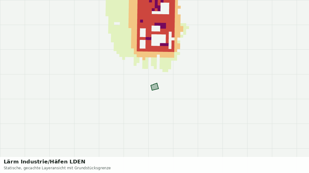Statische Kartenansicht: Lärm Industrie/Häfen LDEN