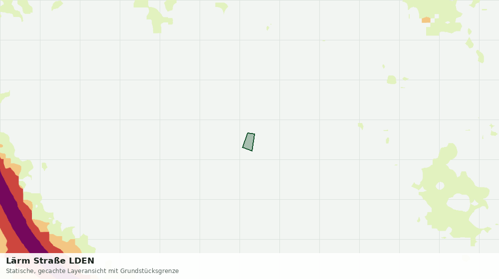 Statische Kartenansicht: Lärm Straße LDEN