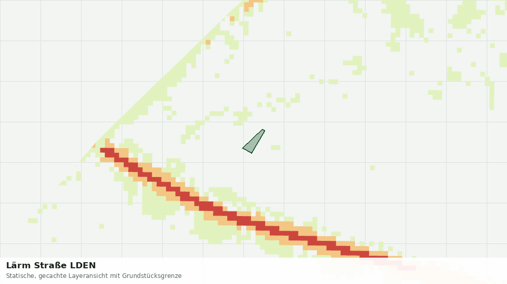Statische Kartenansicht: Lärm Straße LDEN