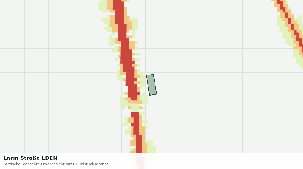 Statische Kartenansicht: Lärm Straße LDEN