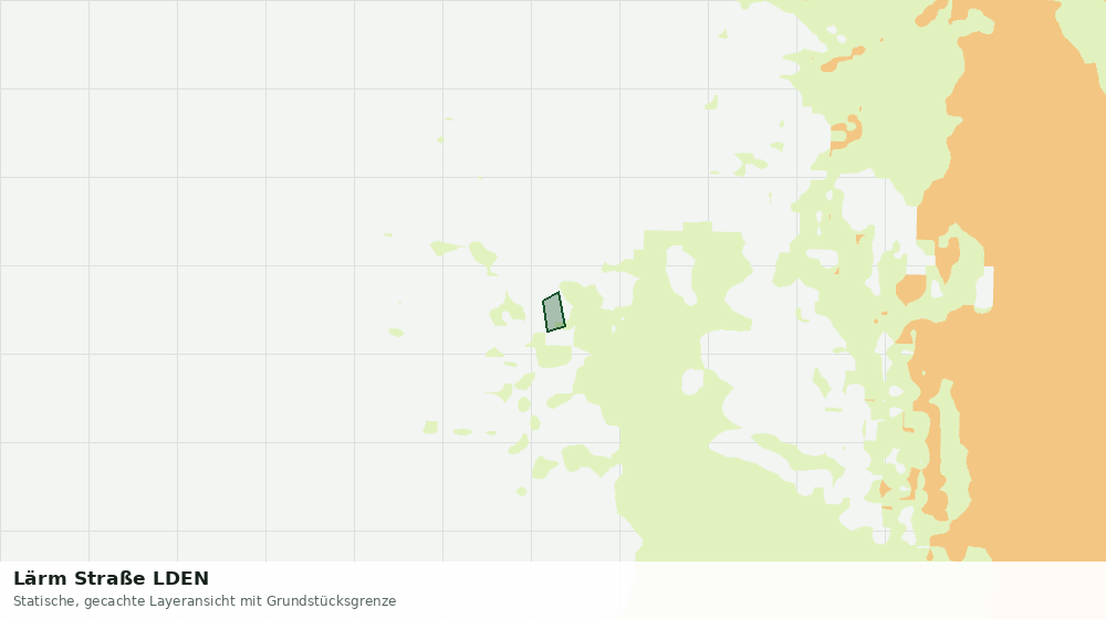 Statische Kartenansicht: Lärm Straße LDEN