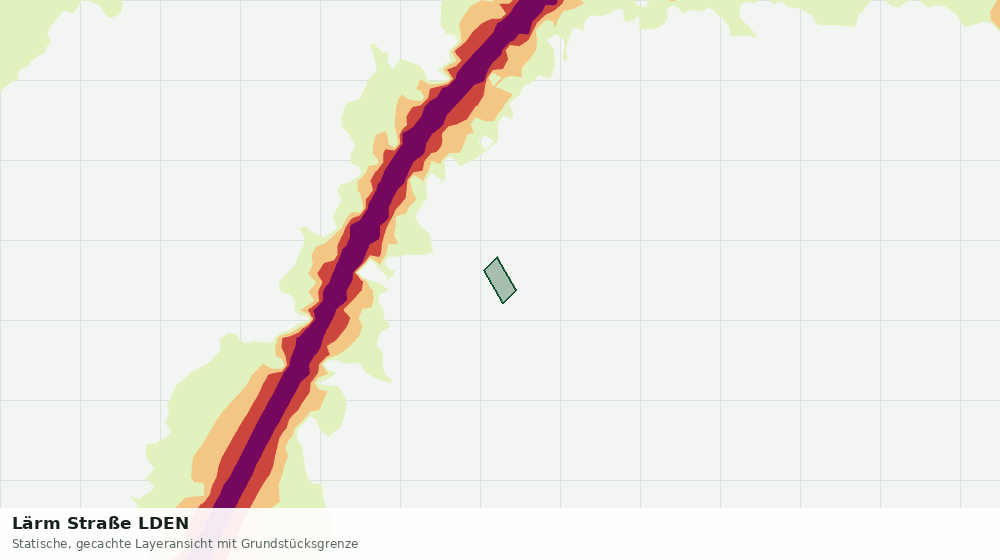 Statische Kartenansicht: Lärm Straße LDEN