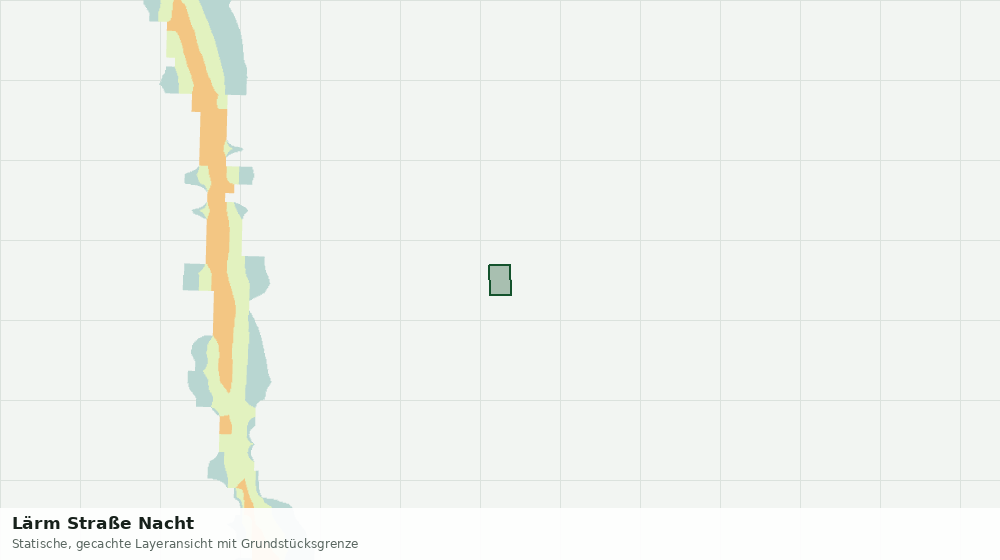 Statische Kartenansicht: Lärm Straße Nacht