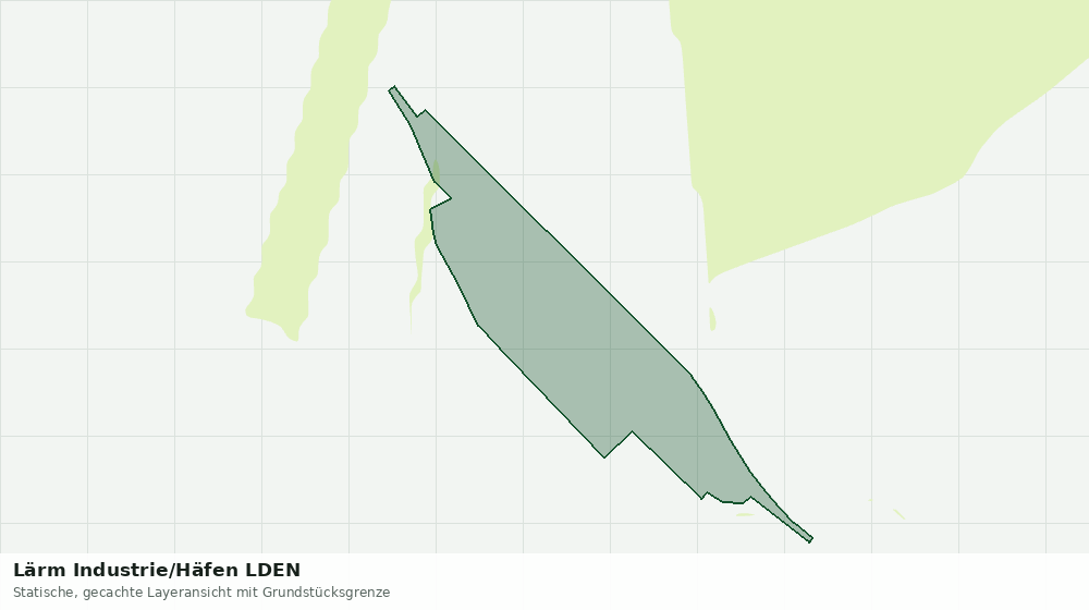 Statische Kartenansicht: Lärm Industrie/Häfen LDEN