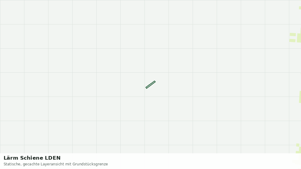 Statische Kartenansicht: Lärm Schiene LDEN
