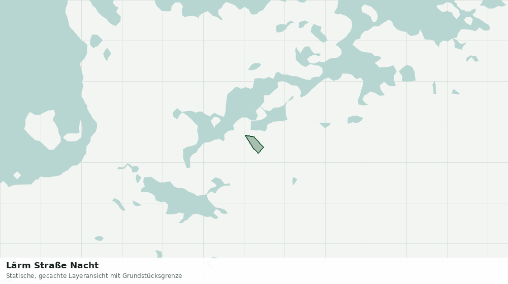 Statische Kartenansicht: Lärm Straße Nacht